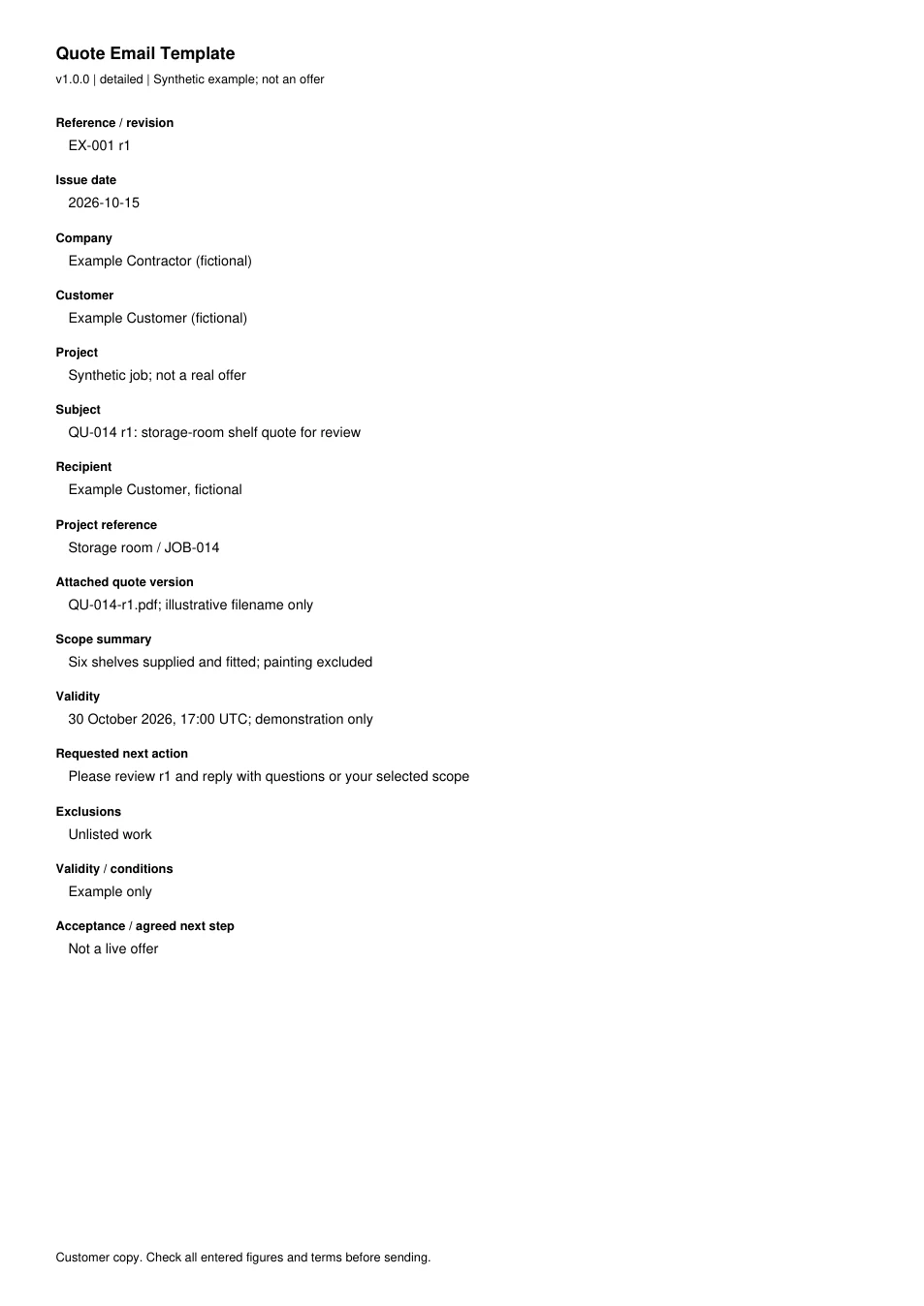 First page of the original filled example; all fields are transcribed below