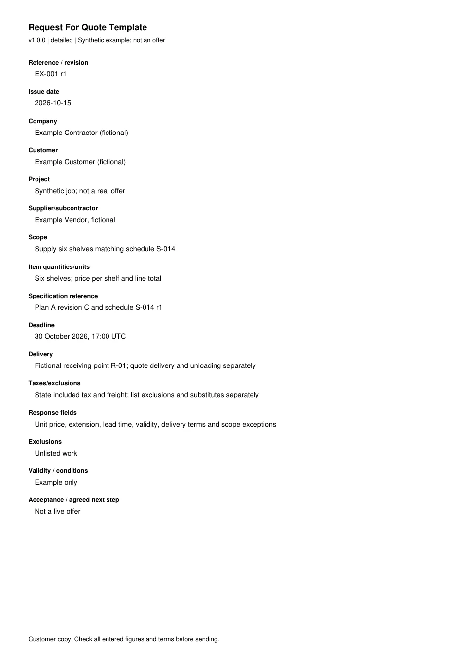 First page of the original filled example; all fields are transcribed below